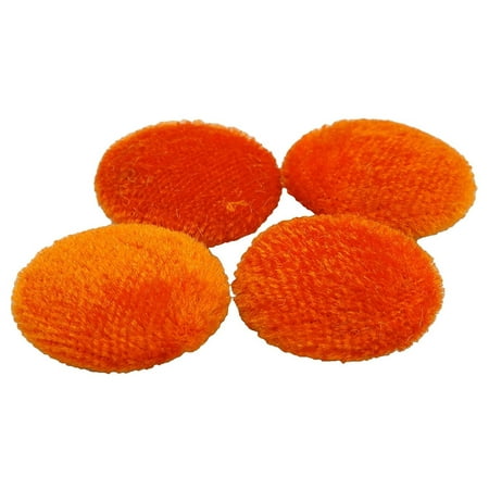 12 Pieces Solid 2 Holes Sewing Velvet Fabric Cloth Covered Scrapbooking Craft Buttons