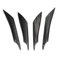 thumbnail image 4 of 4pcs Universal Front Bumper Fins Spoiler Canards Carbon Fiber Appearance, 4 of 5