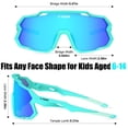 thumbnail image 3 of Gafas de Sol Polarizadas UV400 X-TIGER para Niños de 8 a 14 Años, 3 of 8