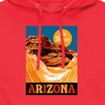 thumbnail image 3 of Instant Message - The Wave Arizona - Men's Pullover Hooded Fleece Sweatshirt, 3 of 6
