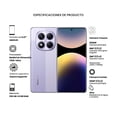 thumbnail image 4 of Smartphone Xiaomi Note 14 PRO 5G 8GB+256GB Morado Desbloqueado, 4 of 5