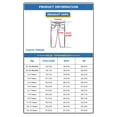 thumbnail image 3 of KIDSCOOL SPACE Toddler & Big Girls Jeans, 18M-13T Simple Desgin Ribbed Waist Stretch Denim Pants,White,7-8 Years, 3 of 6