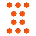 thumbnail image 3 of Matsuzay Alfombrilla multifuncional reutilizable para plantas, permeabilidad al aire, almohadillas de filtro de riego, herramientas de cojín Naranja 10Conjunto, 3 of 6