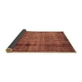 thumbnail image 2 of Ahgly Company Indoor Square Abstract Brown Modern Area Rugs, 3' Square, 2 of 4