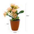 thumbnail image 3 of Artificial Bonsai Aesthetic Fine Workmanship Exquisite Living Room Artificial Rose Bonsai, 3 of 4