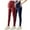 Red,Navy, variant on CHUMUD 2 Packs Women's Maternity Leggings Over The Belly Pregnancy Active Wear Workout Yoga Tights Pants