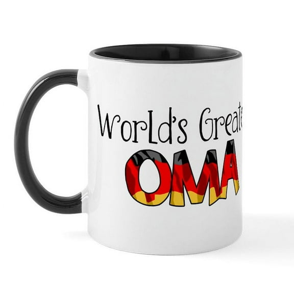 CafePress - Oma Mug - 11 oz Ceramic Mug - Novelty Coffee Tea Cup