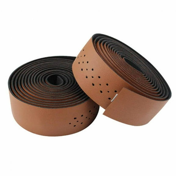 FACEGA Road Bike Handlebar,High-Quality Pu Bike Bar Tape,Easy Installation Road Bike Handlebar Tape,Brown