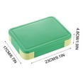 thumbnail image 2 of SEMPAI Bento Box With 6 Compartment,leak-proof Children's Lunch Box Snack Containers Can Be Microwave Dishwasher Freezer Safe. Summer Savings Clearance New Year holiday, 2 of 3