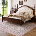 thumbnail image 2 of Volkmi Area Rugs for Living Room,Washable Rugs Ultra-Thin Oriental Non-Slip Non Shedding Accent Carpet for Bedroom Dining Room 9*12ft Pink, 2 of 7