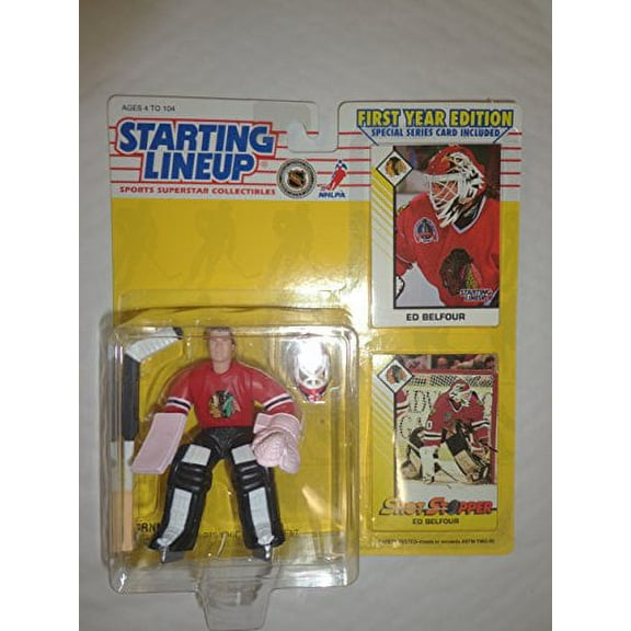 Starting Lineup Ed Belfour Chicago Blackhawks First Year Edition Action Figure 1993