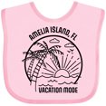 thumbnail image 3 of Inktastic Summer Vacation Mode Amelia Island Florida Boys or Girls Baby Bib, 3 of 4