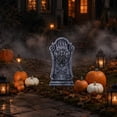 thumbnail image 4 of suore Halloween Outdoor Decor, Halloween RIP Graveyard Tombstones, Halloween Tombstones Outdoor Decorations for Graves Decorations with Metal Stakes for Cemetery Yard Lawn Party Decor, 4 of 6