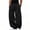 Black, variant on Naotn Mens Wide Leg Baggy Sweatpants Elastic Waist Drawstring Casual Full Length Trousers Running Gym Joggers with Pocket