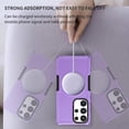 thumbnail image 2 of Magnetic Phone Case for Samsung Galaxy S21 Ultra (Not S21) Compatible for Magsafe, Military-Grade Shockproof Protective Case Built-in Magnet Circle for Samsung Galaxy S21 Ultra, MS Purple, 2 of 9