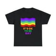thumbnail image 3 of It's OK to Be Gay Equality Human Rights LGBT Pride Rainbow Plus Size Tops for Women, 3 of 8
