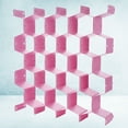 thumbnail image 6 of KALLORY 1Set 8Pcs Pink PP Plastic Drawer Organizers for Under Bed and Closet Storage, 6 of 8