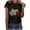A, variant on Edvintorg Valentine's Day Tops for Women Fashion Women's Classic-Fit Short-Sleeve Crewneck T-Shirt Soft Cute Printed Shirts Graphic Tees