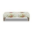 thumbnail image 4 of The Pioneer Woman Vintage Floral Fabric Rectangular Ottoman, White, 4 of 7