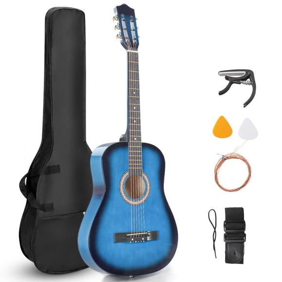 Guitarra Acústica Ktaxon 38" Basswood 6 Cuerdas Azul