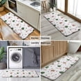 thumbnail image 6 of White Christmas Gingerbread Man Pattern Kitchen Rug Mat,Kitchen Runner Rugs Non Skid Washable,Decorative Kitchen Floor Mats for Kitchen,Sink,Laundry,17"x47.2", 6 of 7