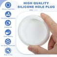 thumbnail image 3 of Uxcell 6 Pcs T Shaped Silicone Plug, Dia 65 mm/2.56 Inch Elastic Waterproof Silicone Plug Reusable Bottle Stopper  Sealing Round Hole Plug for Pipes Equipment, White, 3 of 7