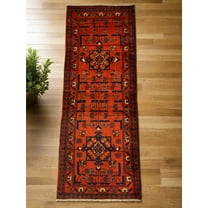 Khal Mohammadi 2X5 Handmade Wool Runner Rug # 12291