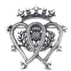 thumbnail image 1 of Scottish Thistle Brooch Pin - Men And Women, Flower Design For Burns Night, 1 of 5