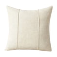 thumbnail image 2 of Fundas de cojín decorativas con diseño de rayas y textura de lino – Fundas de almohada para sofá, cama o sala de estar., 2 of 6
