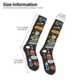 thumbnail image 2 of Bingfone Teeth Print Compression Socks for Women and Men Long Socks for Running Athletic Cycling Nurse, 2 of 6