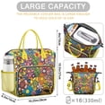 thumbnail image 5 of Pioneer Flower Floral Print Pattern Womens Lunch Box for Work,Insulated Large Lunch Bag for Tween and Teen,Loncheras Para Mujer,Leakproof Adult Lunch Bag for Work,Beach,Travel,Picnic,Camping, 5 of 7