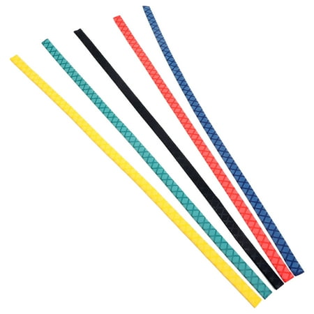 Pretyzoom 5pcs Wear Resistant Heat Shrink Tube Wrap for Fishing Rods Rackets and Sports Equipment