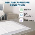 thumbnail image 5 of Proheal Disposable Light Absorbent Underpads (150 Pack) 23" x 36" - Incontinence Chux Bed Pads, 5 of 7