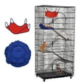 thumbnail image 4 of PawGiant 6 Tier Cat Cage, Pets Playpen Cat Kennel Ferret Crate Folding Steel, 4 of 9
