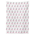 thumbnail image 3 of Ambesonne Cherry Tablecloth Rectangular Table Cover, Red Pie Cherry, 60"x90", Pink Black White, 3 of 4