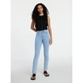 thumbnail image 3 of Time and Tru Women's High Rise Skinny Jeans, 29" Inseam Regular, Sizes 0-20, 10S-16S, 3 of 6