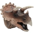 thumbnail image 2 of Marionnettes Réalistes en Caoutchouc Souple Jouet de Rôle pour Enfants et Tout-Petits (Triceratops), 2 of 7