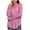 Hot Pink, variant on Kaemgyyd Workout Shirts for Women Loose Long Sleeve Running Yoga Tops Casual V Neck Hooded Side Split Athletic Tee