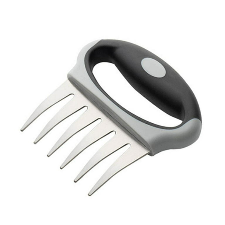 1Pc Barbecue Tool Bear Claw,Meat Cutter Meat Shredder Stainless Steel for  Shredding Pulling Lifting Pork Turkey Beef,Red 