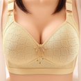 thumbnail image 3 of dmqupv Bras for Women No Steel Ring Thin Women Bra Hole Lace Breathable Gathers Underwear Comfort Bra A 46/105BC, 3 of 4