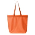 thumbnail image 2 of Liberty Bags - Recycled Zipper Tote - 8802 - Orange - Size: One Size, 2 of 2