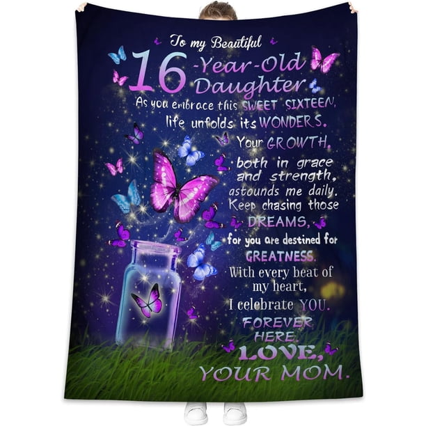 LHSHID 18th Birthday Gifts for Girls Gifts for 18 Year Old Girl 18 Year Old Girl Birthday Gifts Blanket 18 Birthday Gifts for Girls 18th Birthday Gifts Daughter Birthday Gift 50x60in