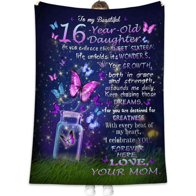 LHSHID 18th Birthday Gifts for Girls Gifts for 18 Year Old Girl 18 Year Old Girl Birthday Gifts Blanket 18 Birthday Gifts for Girls 18th Birthday Gifts Daughter Birthday Gift 50x60in
