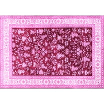 Ahgly Company Indoor Rectangle Persian Pink Traditional Area Rugs, 2' x 3'