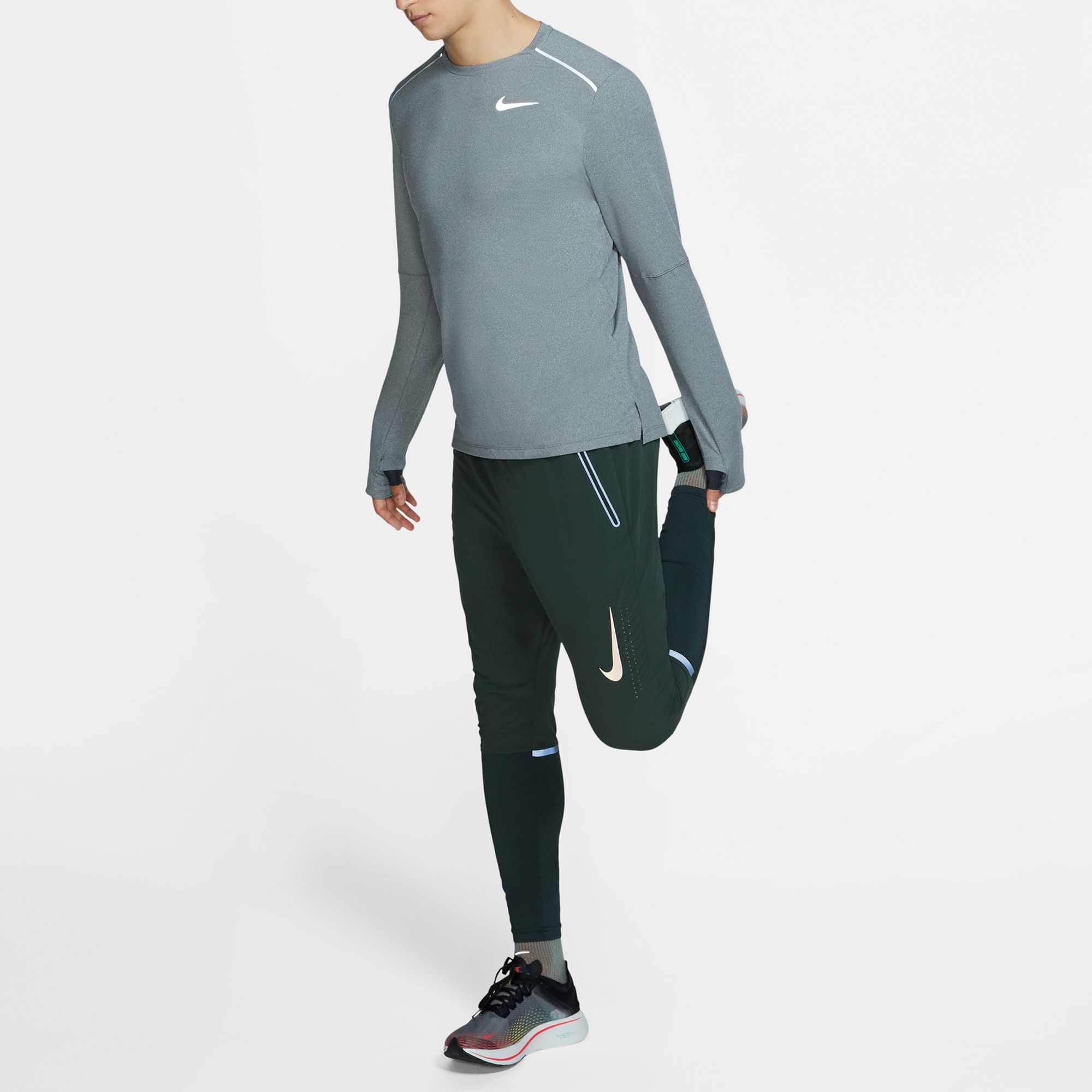nike men's element 3.0 long sleeve running shirt