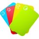 thumbnail image 1 of Alfombrillas pequeñas de plástico flexible para tablas de cortar, alfombrillas para tablas de cortar con iconos de alimentos, parte trasera con agarre y aptas para lavavajillas, juego de 4 ER, 1 of 5