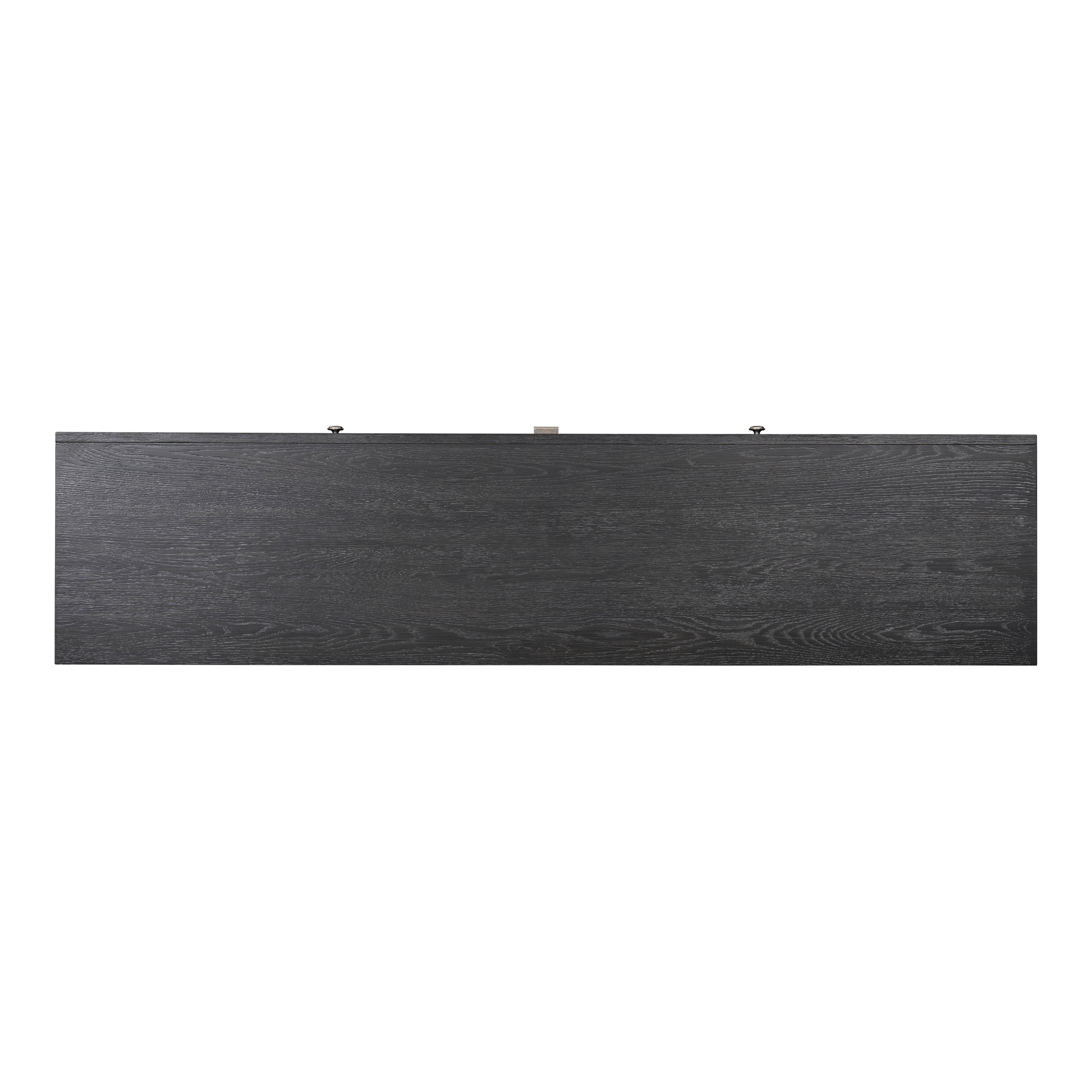 Furniture of America Direx Modern Television Stand for TVs up to 80”, Weathered Black