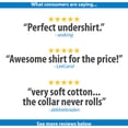 thumbnail image 5 of Hanes Mens' White Crew Neck T-Shirt, 6 + 1 Bonus Pack, 5 of 8
