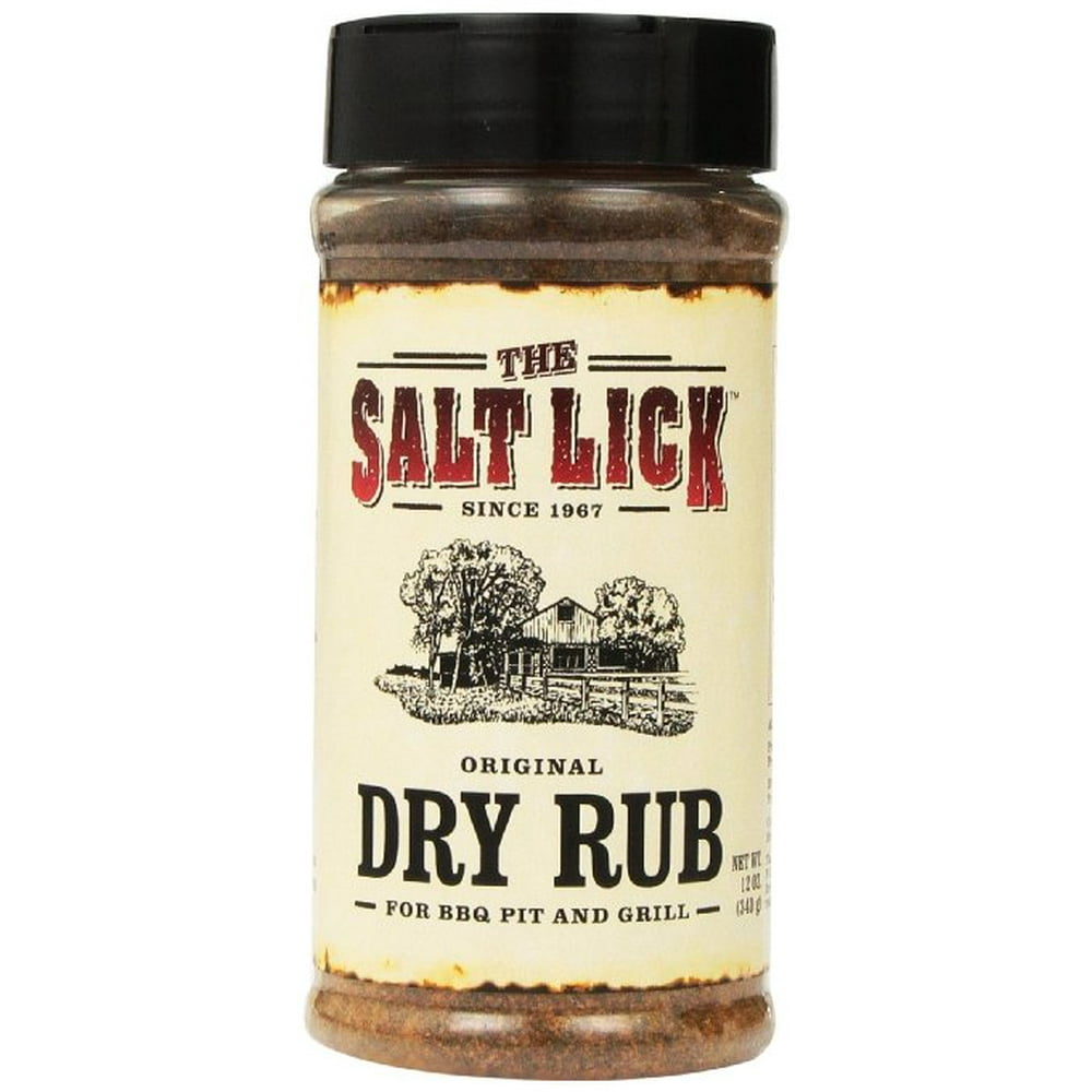 Original Dry Rub Seasoning For BBQ Pit and Grill 12 oz by Salt Lick