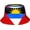 Flag Antigua and Barbuda, variant on Cute Flag Hats Reversible Fisherman Sun Hat for Women Men